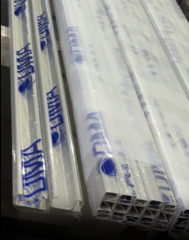 Acabamento e embalagem dos perfis de aluminio DMA