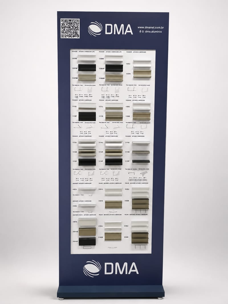 Expositor DMA instalado no cliente
